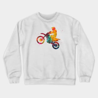 Motocross Dirt Bike Crewneck Sweatshirt